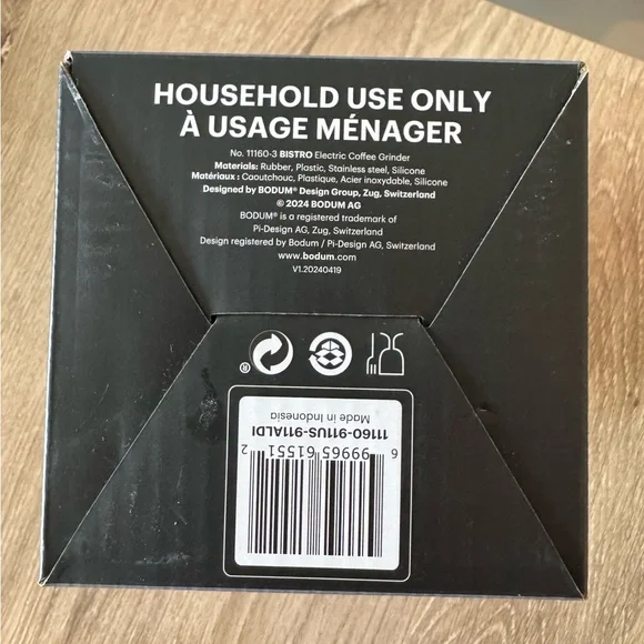 Bodum Bistro Coffee Grinder - Charcoal Gray - Picture 7 of 7